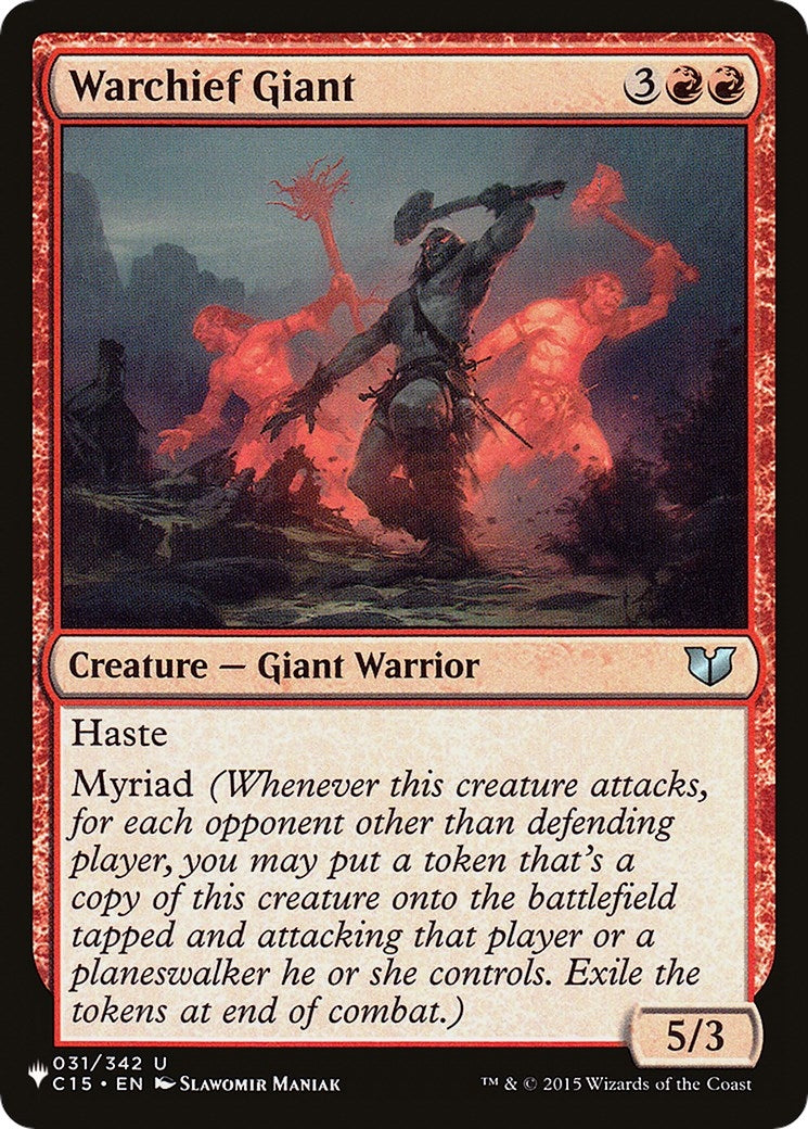 Warchief Giant (31) [LIST]