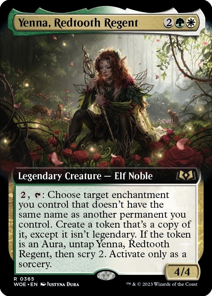 Yenna Redtooth Regent Extended Art (365) [WOE]