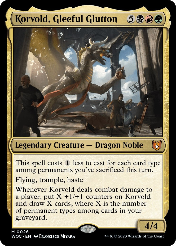 Korvold Gleeful Glutton (26) [WOC]