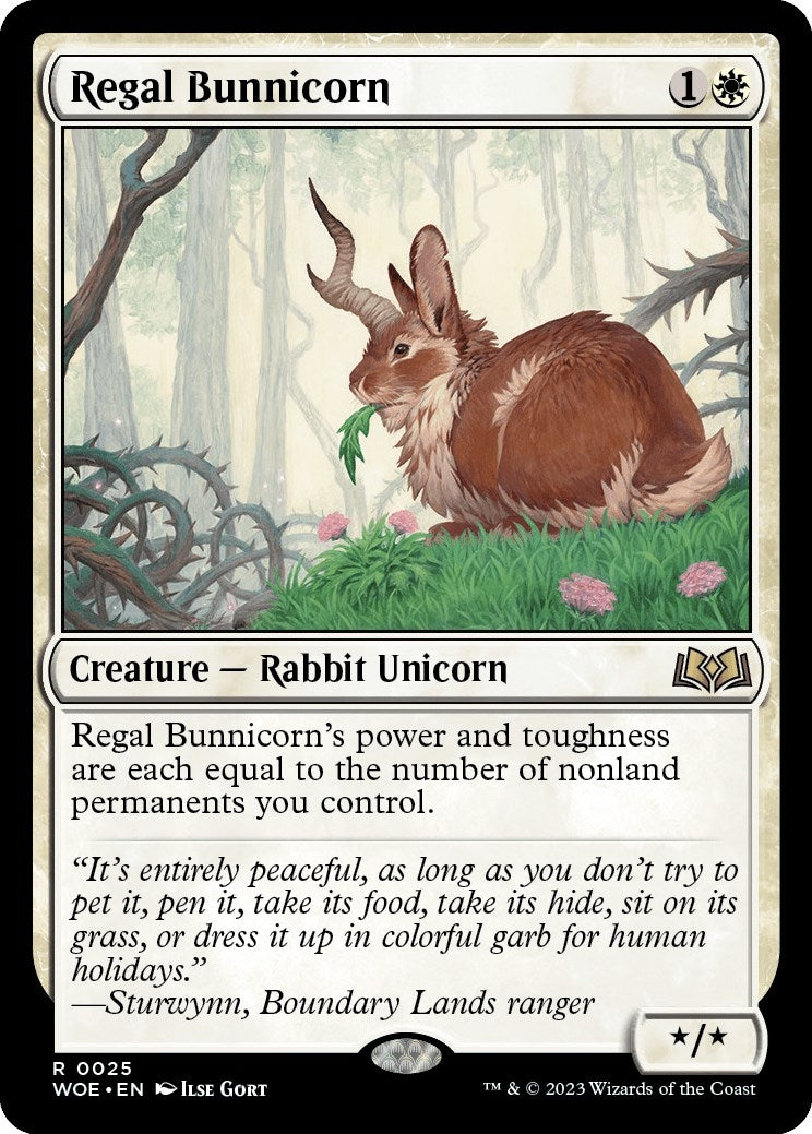 Regal Bunnicorn (25) [WOE]