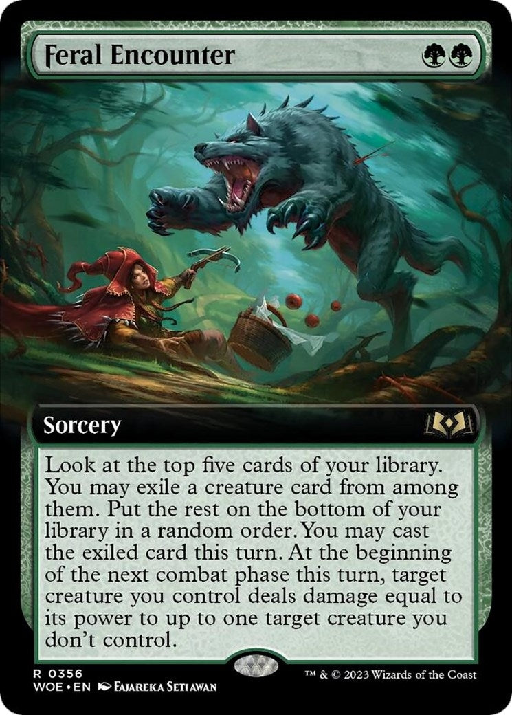 Feral Encounter Extended Art (356) [WOE]