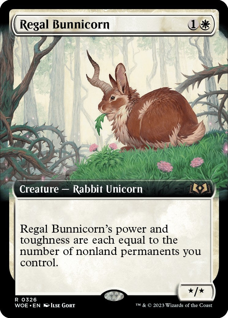 Regal Bunnicorn Extended Art (326) [WOE]