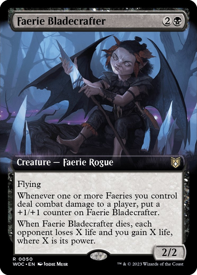 Faerie Bladecrafter Extended Art (50) [WOC]