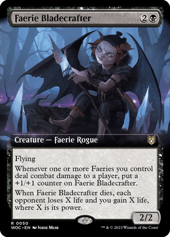 Faerie Bladecrafter Extended Art (50) [WOC]