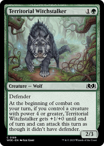 Territorial Witchstalker [Wilds of Eldraine]