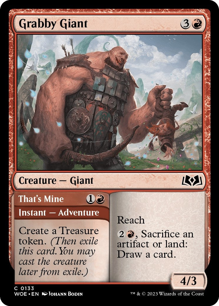 Grabby Giant // That's Mine [Wilds of Eldraine]
