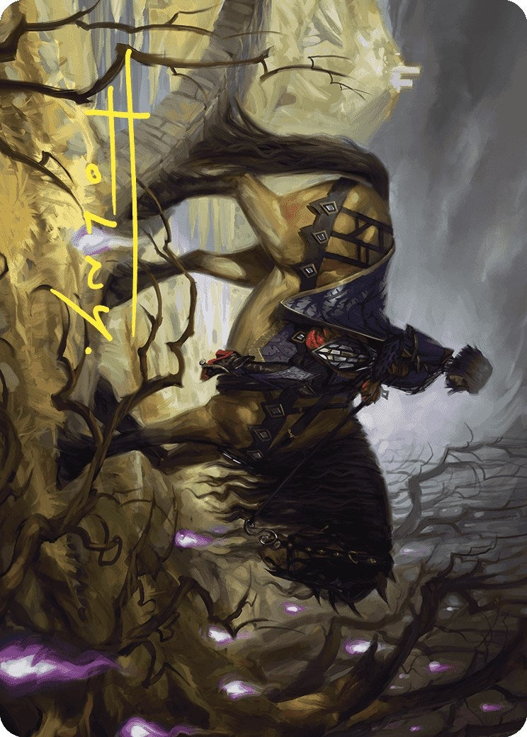Rowans Grim Search Art Card Gold Stamped Signature (13) [ASWOE]