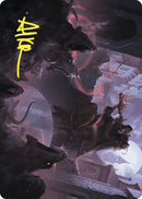 Gnawing Crescendo Art Card Gold Stamped Signature (17) [ASWOE]