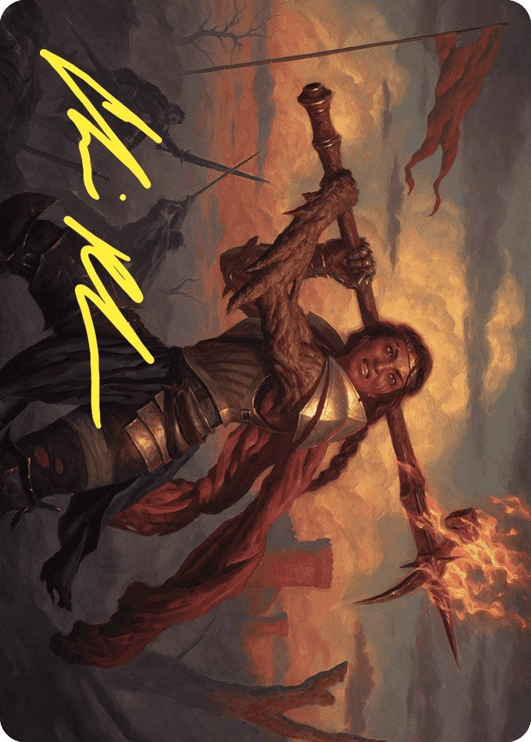 Imodane the Pyrohammer Art Card Gold Stamped Signature (18) [ASWOE]