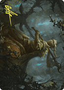 Verdant Outrider Art Card Gold Stamped Signature (28) [ASWOE]
