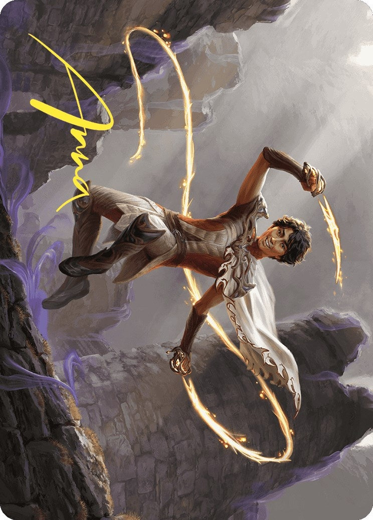 Kellan the Fae Blooded Art Card Gold Stamped Signature (39) [ASWOE]
