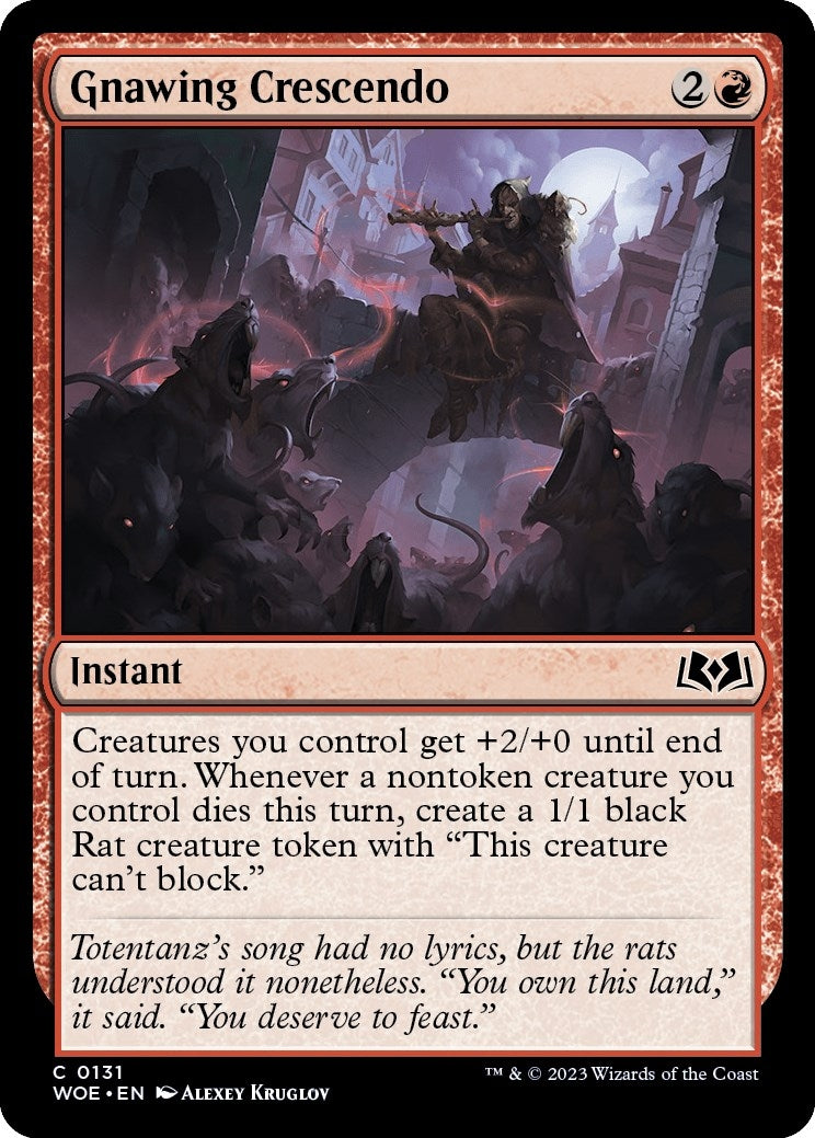 Gnawing Crescendo [Wilds of Eldraine]