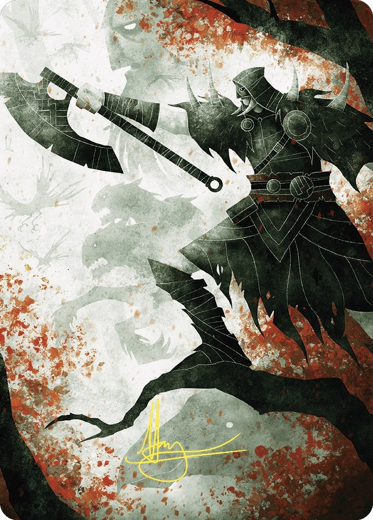 Garruks Uprising Art Card Gold Stamped Signature (72) [ASWOE]