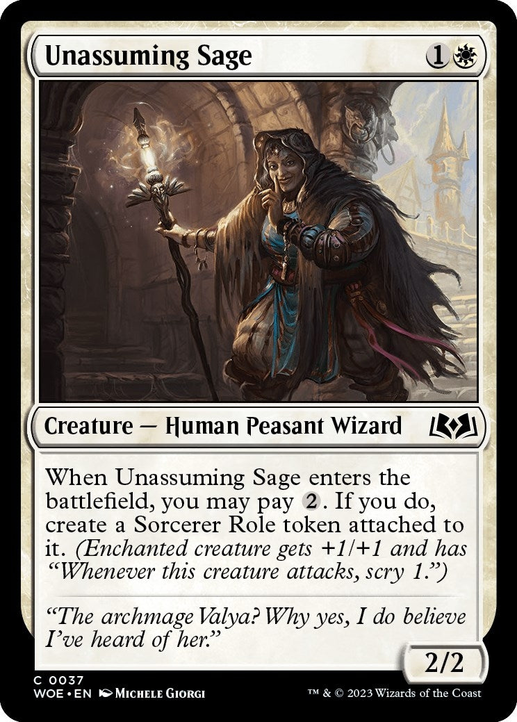 Unassuming Sage [Wilds of Eldraine]
