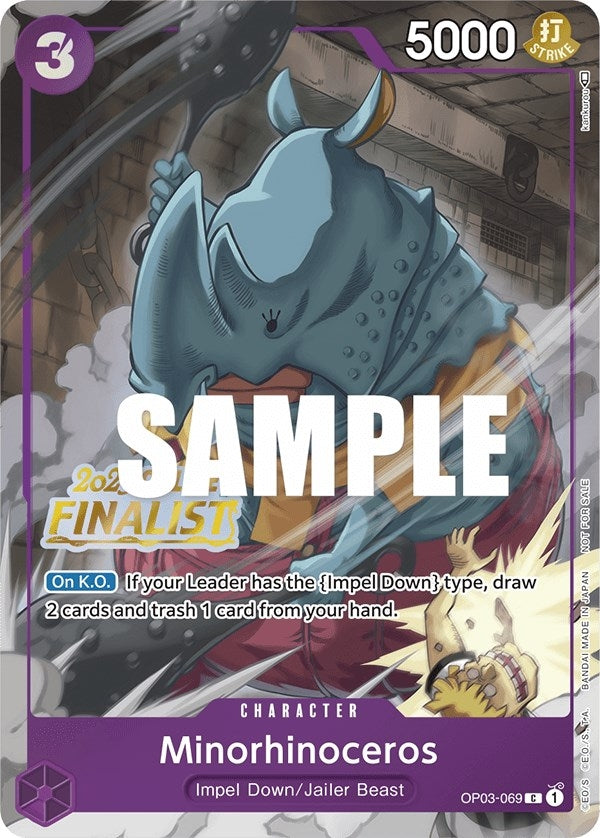 Minorhinoceros Online Regional 2023 Finalist (OP03-069) [OP-PR]