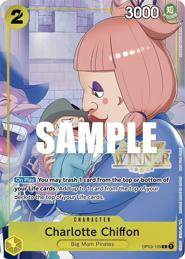 Charlotte Chiffon Online Regional 2023 Winner (OP03-109) [OP-PR]