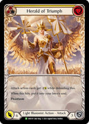 Image for Herald of Triumph (Yellow) - FAB159 [Flesh and Blood: Promo Cards]
