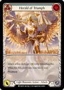 Image for Herald of Triumph (Blue) - FAB160 [Flesh and Blood: Promo Cards]