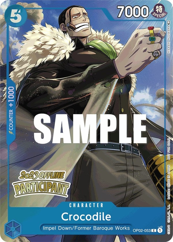 Crocodile Offline Regional 2023 Participant (OP02-053) [OP-PR]