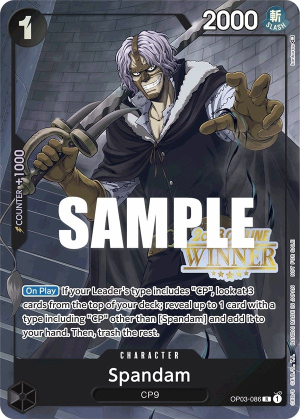 Spandam Offline Regional 2023 Winner (OP03-086) [OP-PR]
