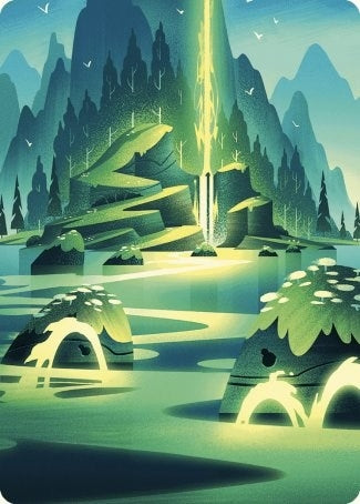 Leyline of Abundance Art Card (73) [ASWOE]