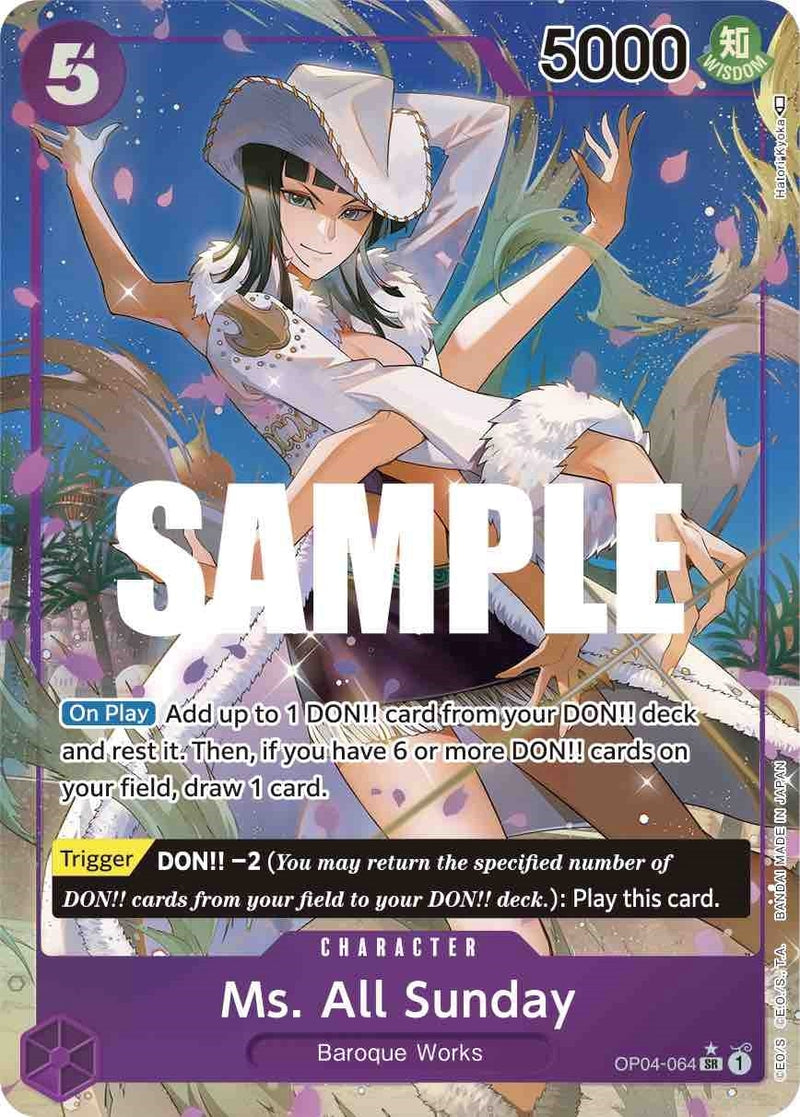 Ms. All Sunday (Alternate Art) (OP04-064) [OP04]