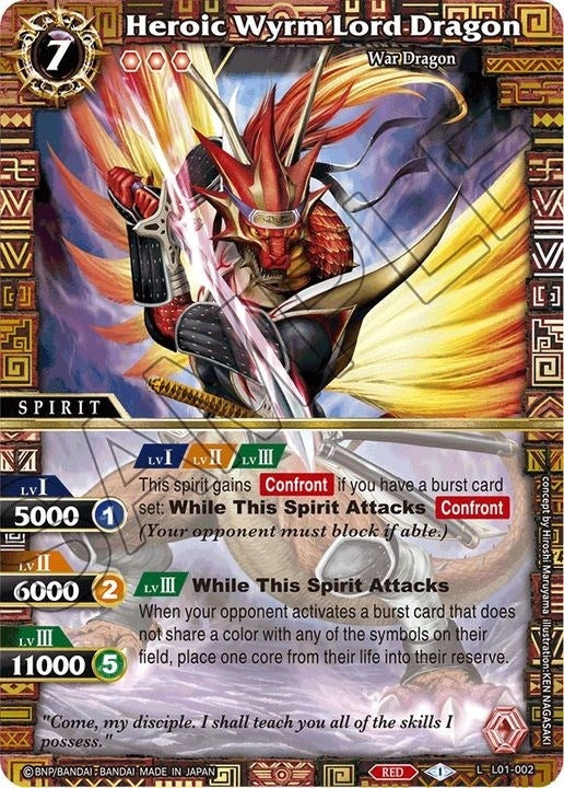 Heroic Wyrm Lord Dragon (L01-002) [L01]