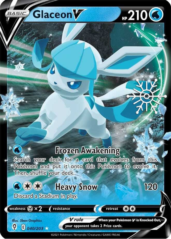 Glaceon V 040 203 Holiday Calendar (040/203) [MCAP]