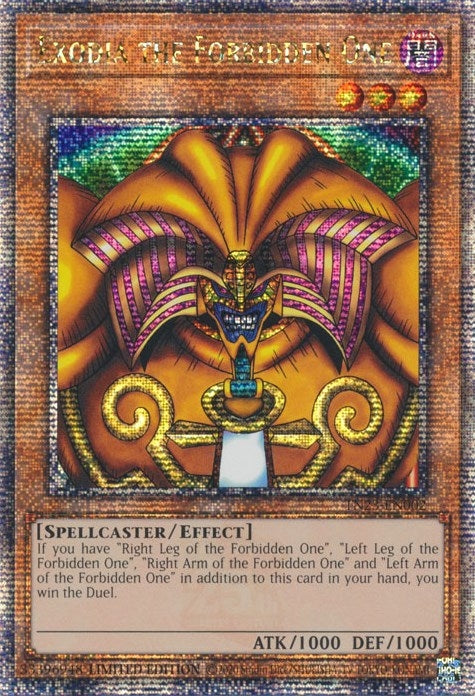 Exodia the Forbidden One Quarter Century Secret Rare (TN23-EN002) [TN23]