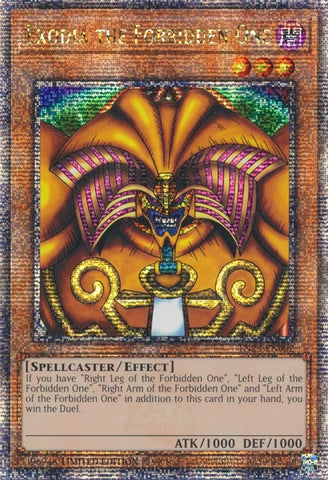 Exodia the Forbidden One Quarter Century Secret Rare (TN23-EN002) [TN23]