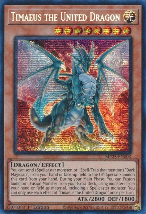 Timaeus the United Dragon (MP23-EN003) [MP23]