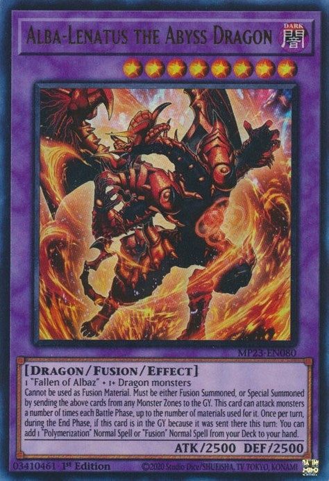 Alba Lenatus the Abyss Dragon (MP23-EN080) [MP23]