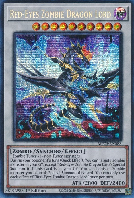 Red Eyes Zombie Dragon Lord (MP23-EN083) [MP23]