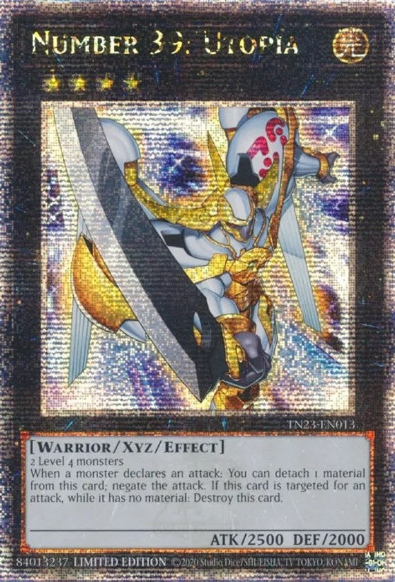 Number 39 Utopia Quarter Century Secret Rare (TN23-EN013) [TN23]