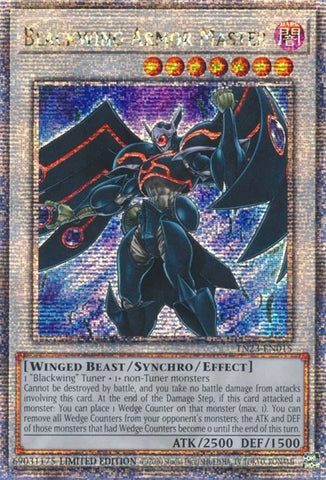 Blackwing Armor Master Quarter Century Secret Rare (TN23-EN015) [TN23]