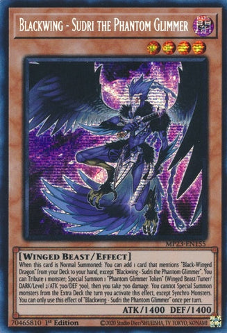 Blackwing Sudri the Phantom Glimmer (MP23-EN155) [MP23]