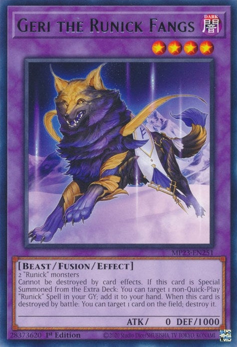 Geri the Runick Fangs (MP23-EN251) [MP23]