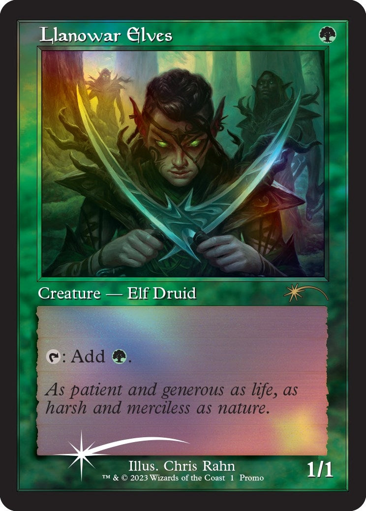 Llanowar Elves Retro Frame (1) [MEDIA]