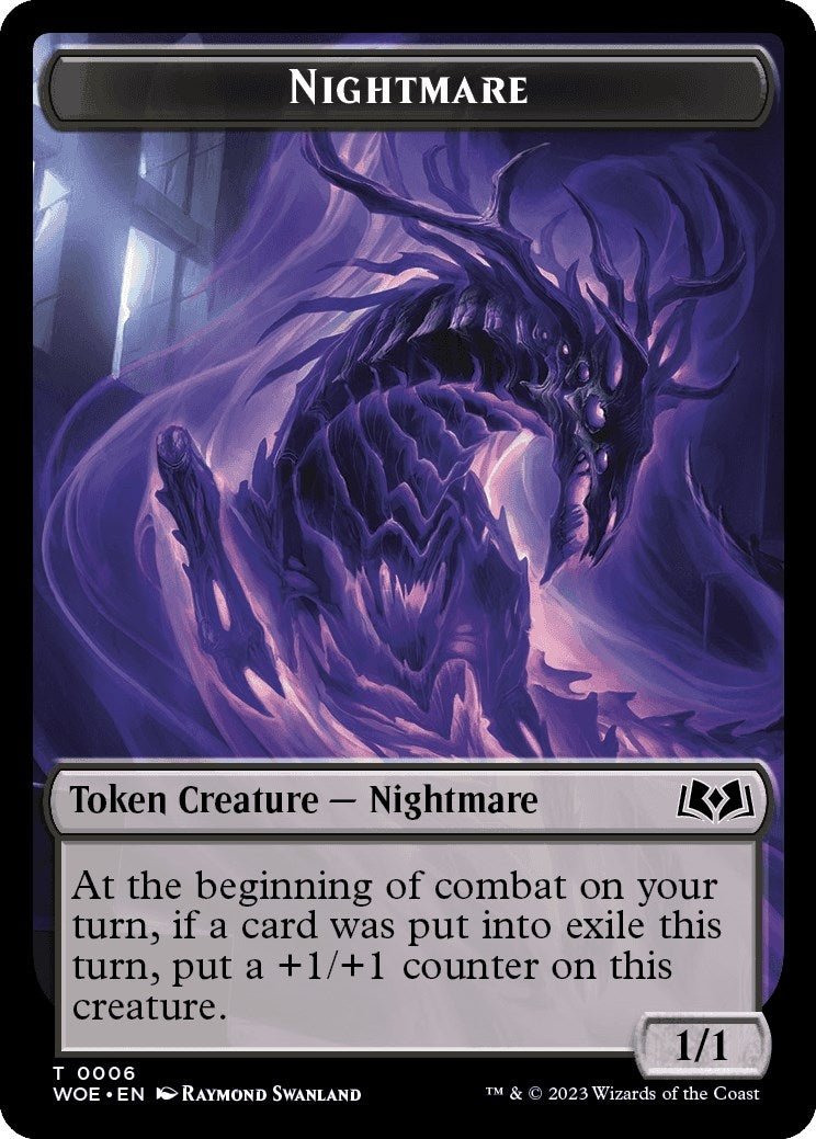 Nightmare Food 0012 Double Sided Token (6 // 12) [WOE]
