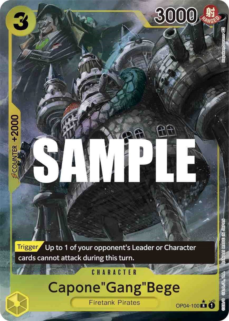 Capone"Gang"Bege (Alternate Art) (OP04-100) [OP04]