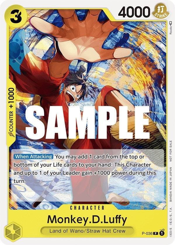 MonkeyDLuffy Pre Release Tournament (P-036) [OP-PR]