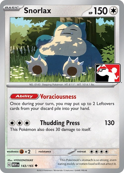 Snorlax 143 165 (143/165)