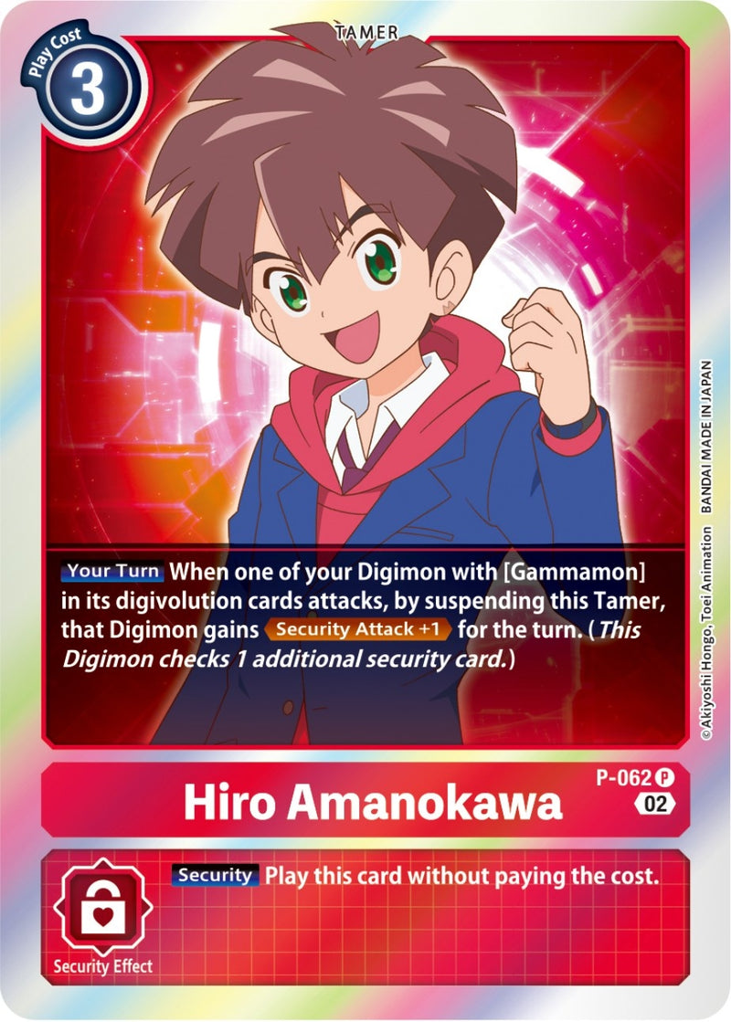 Image for Hiro Amanokawa - P-062 (Resurgence Booster Reprint) [Resurgence Booster]