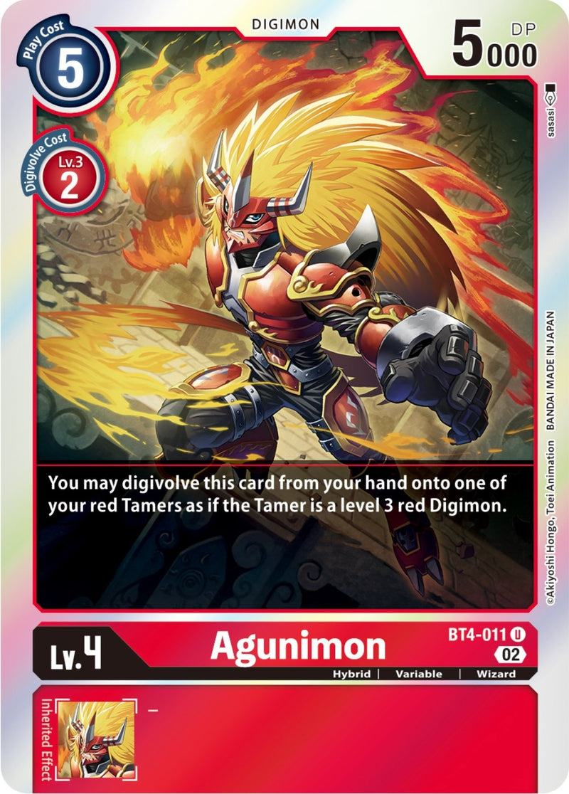 Image for Agunimon (Resurgence Booster Reprint) [Resurgence Booster]