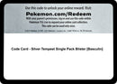Code Card Silver Tempest Single Pack Blister Basculin [SWSH12]