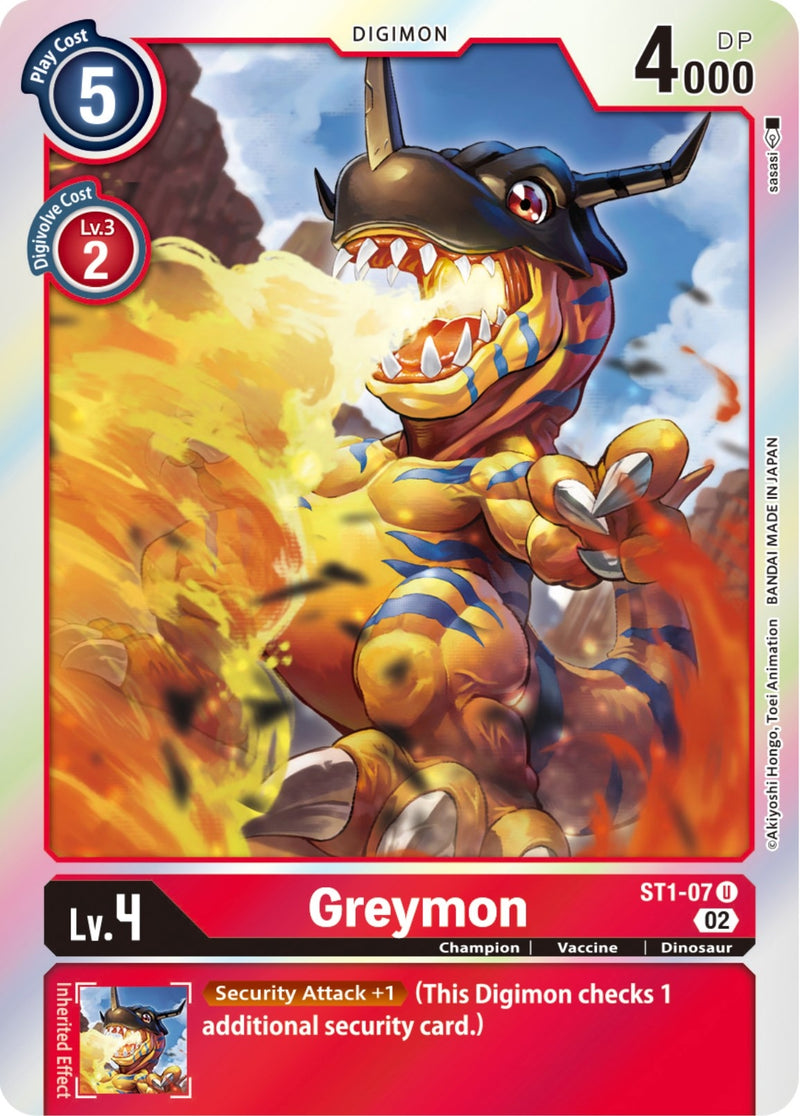 Image for Greymon - ST1-07 (Resurgence Booster Reprint) [Resurgence Booster]