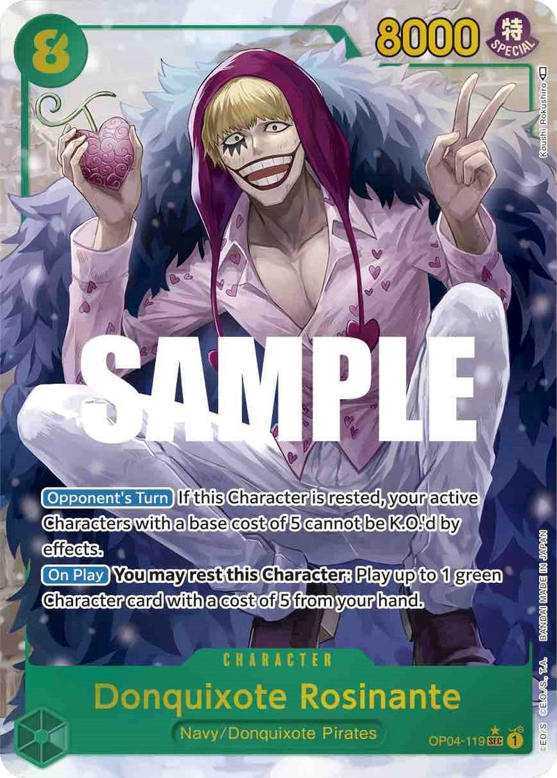 Donquixote Rosinante Alternate Art (OP04-119) [OP04]
