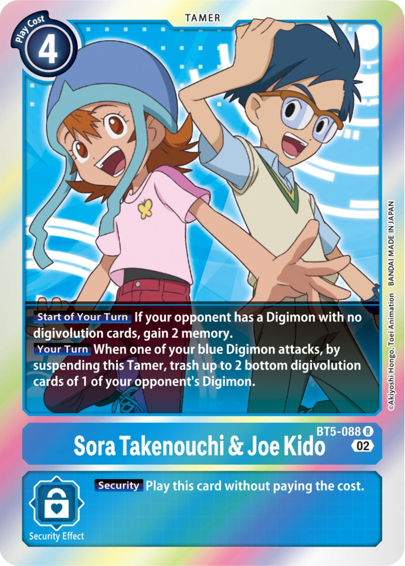 Image for Sora Takenouchi & Joe Kido (Resurgence Booster Reprint) [Resurgence Booster]