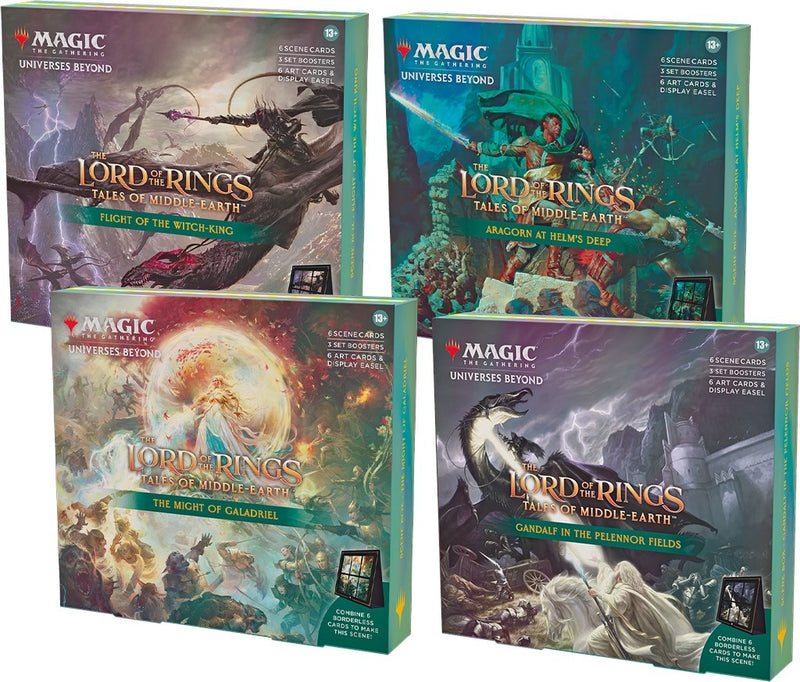 The Lord of the Rings Tales of Middle earth Scene Boxes Set of 4 [LTR]