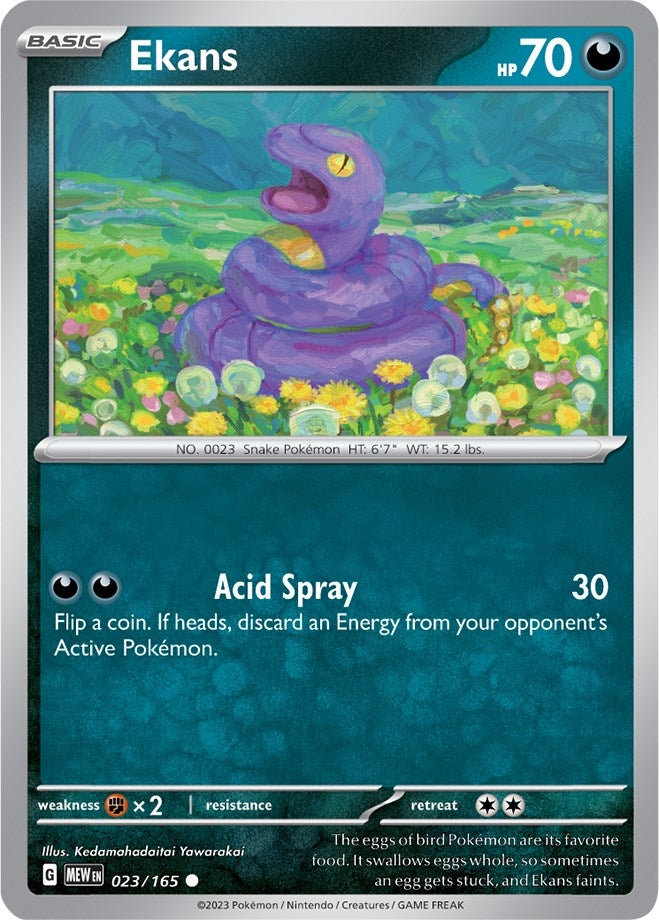 Ekans (023/165) [MEW]